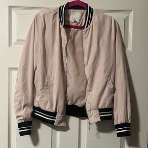Stylish Pink Bomber Jacket